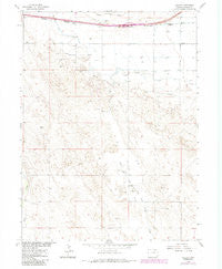 Vallery Colorado Historical topographic map, 1:24000 scale, 7.5 X 7.5 Minute, Year 1963