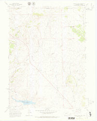 Virginia Dale Colorado Historical topographic map, 1:24000 scale, 7.5 X 7.5 Minute, Year 1967