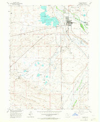Walden Colorado Historical topographic map, 1:24000 scale, 7.5 X 7.5 Minute, Year 1955