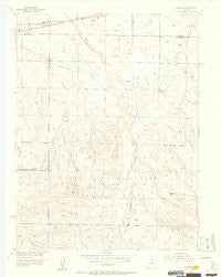 Watkins Colorado Historical topographic map, 1:24000 scale, 7.5 X 7.5 Minute, Year 1954