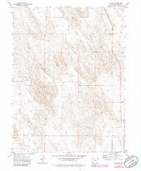Wauneta Colorado Historical topographic map, 1:24000 scale, 7.5 X 7.5 Minute, Year 1971