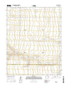 Webb Colorado Current topographic map, 1:24000 scale, 7.5 X 7.5 Minute, Year 2016