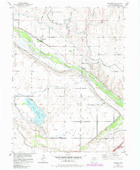 Weldona Colorado Historical topographic map, 1:24000 scale, 7.5 X 7.5 Minute, Year 1971