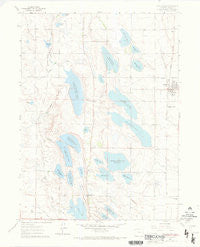 Wellington Colorado Historical topographic map, 1:24000 scale, 7.5 X 7.5 Minute, Year 1960