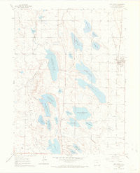 Wellington Colorado Historical topographic map, 1:24000 scale, 7.5 X 7.5 Minute, Year 1960