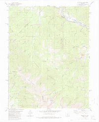 Wellsville Colorado Historical topographic map, 1:24000 scale, 7.5 X 7.5 Minute, Year 1980