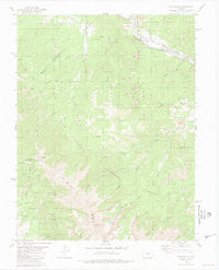 Wellsville Colorado Historical topographic map, 1:24000 scale, 7.5 X 7.5 Minute, Year 1980