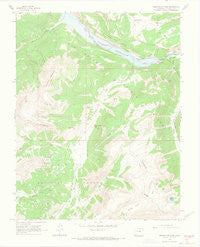 Weminuche Pass Colorado Historical topographic map, 1:24000 scale, 7.5 X 7.5 Minute, Year 1964