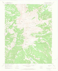 West Elk Peak Colorado Historical topographic map, 1:24000 scale, 7.5 X 7.5 Minute, Year 1965