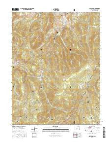 West Baldy Colorado Current topographic map, 1:24000 scale, 7.5 X 7.5 Minute, Year 2016