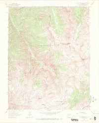Wetterhorn Peak Colorado Historical topographic map, 1:24000 scale, 7.5 X 7.5 Minute, Year 1963