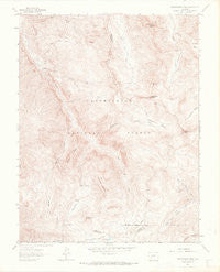 Wetterhorn Peak Colorado Historical topographic map, 1:24000 scale, 7.5 X 7.5 Minute, Year 1963