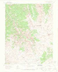 Wetterhorn Peak Colorado Historical topographic map, 1:24000 scale, 7.5 X 7.5 Minute, Year 1963