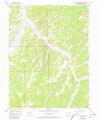White Coyote Draw Colorado Historical topographic map, 1:24000 scale, 7.5 X 7.5 Minute, Year 1964