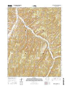 White Coyote Draw Colorado Current topographic map, 1:24000 scale, 7.5 X 7.5 Minute, Year 2016