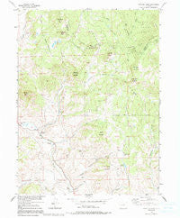 Whiteley Peak Colorado Historical topographic map, 1:24000 scale, 7.5 X 7.5 Minute, Year 1956
