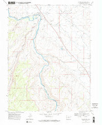 Whitewater Colorado Historical topographic map, 1:24000 scale, 7.5 X 7.5 Minute, Year 1969