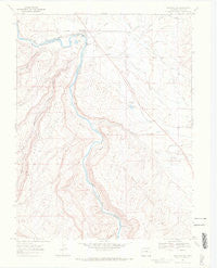 Whitewater Colorado Historical topographic map, 1:24000 scale, 7.5 X 7.5 Minute, Year 1969