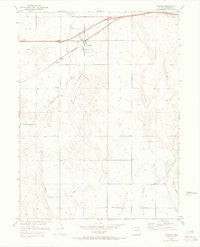 Wiggins Colorado Historical topographic map, 1:24000 scale, 7.5 X 7.5 Minute, Year 1950