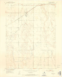 Wiggins Colorado Historical topographic map, 1:24000 scale, 7.5 X 7.5 Minute, Year 1950