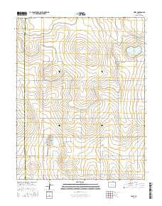 Wiley Colorado Current topographic map, 1:24000 scale, 7.5 X 7.5 Minute, Year 2016