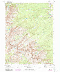 Willow Lakes Colorado Historical topographic map, 1:24000 scale, 7.5 X 7.5 Minute, Year 1970