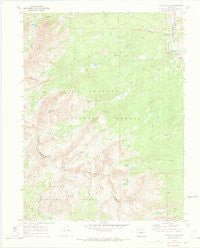 Willow Lakes Colorado Historical topographic map, 1:24000 scale, 7.5 X 7.5 Minute, Year 1970