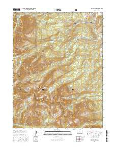 Willow Lakes Colorado Current topographic map, 1:24000 scale, 7.5 X 7.5 Minute, Year 2016