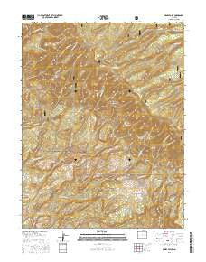 Windy Point Colorado Current topographic map, 1:24000 scale, 7.5 X 7.5 Minute, Year 2016
