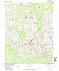 Winfield Colorado Historical topographic map, 1:24000 scale, 7.5 X 7.5 Minute, Year 1982
