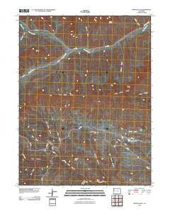 Winter Flats Colorado Historical topographic map, 1:24000 scale, 7.5 X 7.5 Minute, Year 2010