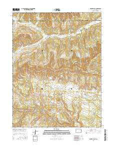 Winter Flats Colorado Current topographic map, 1:24000 scale, 7.5 X 7.5 Minute, Year 2016