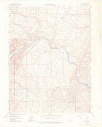 Wolcott Colorado Historical topographic map, 1:24000 scale, 7.5 X 7.5 Minute, Year 1962