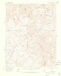 Wolf Creek Pass Colorado Historical topographic map, 1:62500 scale, 15 X 15 Minute, Year 1957