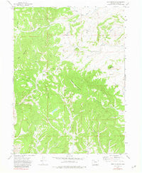 Wolf Mountain Colorado Historical topographic map, 1:24000 scale, 7.5 X 7.5 Minute, Year 1971