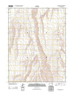 Woodlin School Colorado Historical topographic map, 1:24000 scale, 7.5 X 7.5 Minute, Year 2013