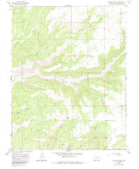 Woods Canyon Colorado Historical topographic map, 1:24000 scale, 7.5 X 7.5 Minute, Year 1965