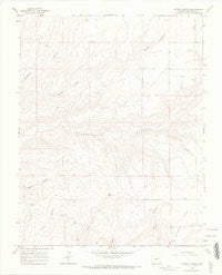 Woods Canyon Colorado Historical topographic map, 1:24000 scale, 7.5 X 7.5 Minute, Year 1965