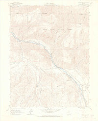 Woody Creek Colorado Historical topographic map, 1:24000 scale, 7.5 X 7.5 Minute, Year 1961