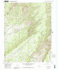 X Lazy F Ranch Colorado Historical topographic map, 1:24000 scale, 7.5 X 7.5 Minute, Year 1957