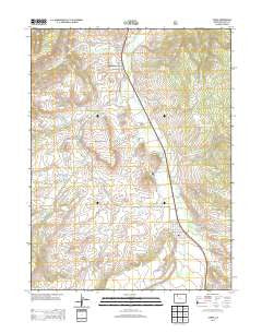 Yampa Colorado Historical topographic map, 1:24000 scale, 7.5 X 7.5 Minute, Year 2013