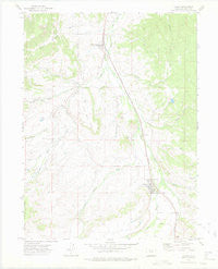 Yampa Colorado Historical topographic map, 1:24000 scale, 7.5 X 7.5 Minute, Year 1972