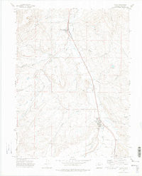Yampa Colorado Historical topographic map, 1:24000 scale, 7.5 X 7.5 Minute, Year 1972