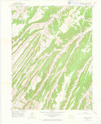 Yankee Gulch Colorado Historical topographic map, 1:24000 scale, 7.5 X 7.5 Minute, Year 1952