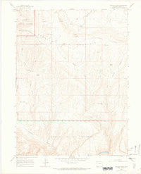 Zenobia Peak Colorado Historical topographic map, 1:24000 scale, 7.5 X 7.5 Minute, Year 1966