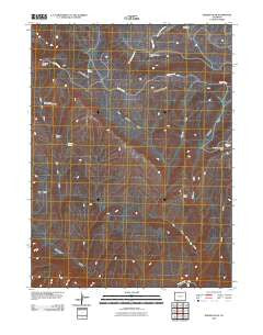Zenobia Peak Colorado Historical topographic map, 1:24000 scale, 7.5 X 7.5 Minute, Year 2010