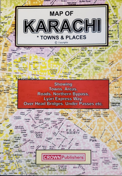 Buy map Map of Karachi Towns & Places