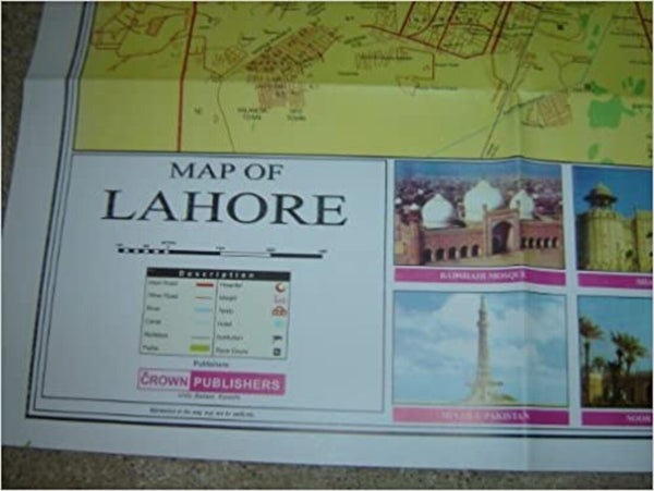 Buy map Map of Lahore City