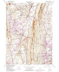 Avon Connecticut Historical topographic map, 1:24000 scale, 7.5 X 7.5 Minute, Year 1957