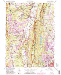 Avon Connecticut Historical topographic map, 1:24000 scale, 7.5 X 7.5 Minute, Year 1957